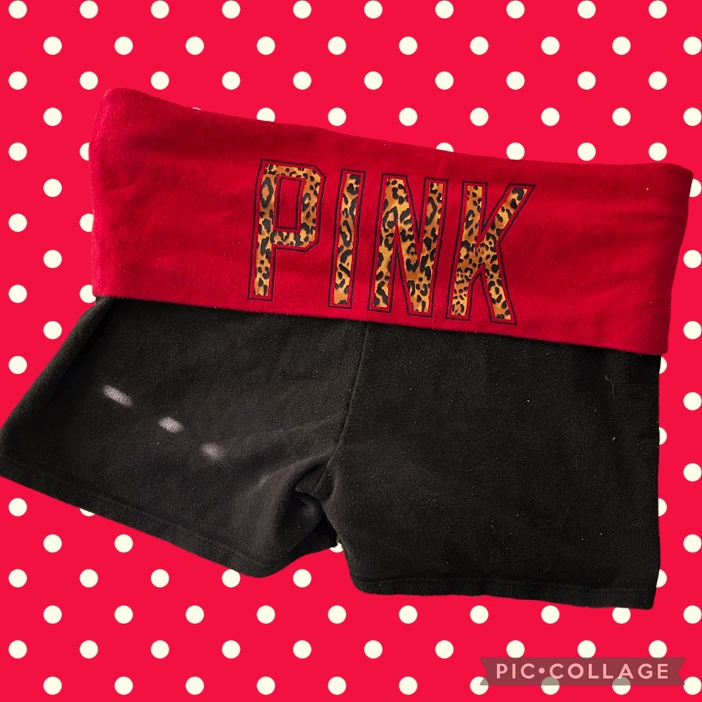 VS PINK Foldover Yoga Shorts
